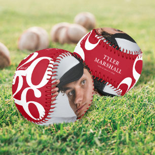 Personalisierter Abschluss Senior 2025 Foto Baseball