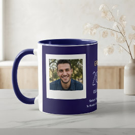Personalisierter Abschlussbecher mit Text und Foto Tasse