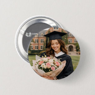 Personalisierter Abschlussfoto-Button Button