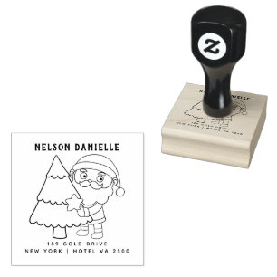 Personalisierter Absender-Stempel aus Gummi Gummistempel