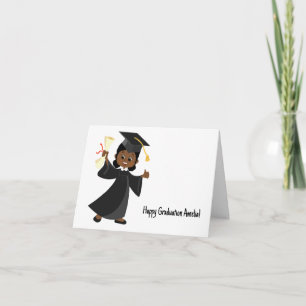 Personalisierter afroamerikanischer Kindergarten Karte