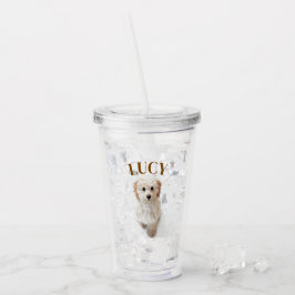 Personalisierter Akryltumbler mit Individuelle Nam Acryltrinkbecher