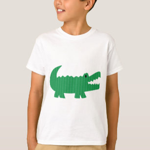 Personalisierter Alligatordruck T-Shirt