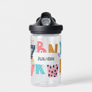 Personalisierter Alphabet-Spaß - Zurück zur Schule Trinkflasche