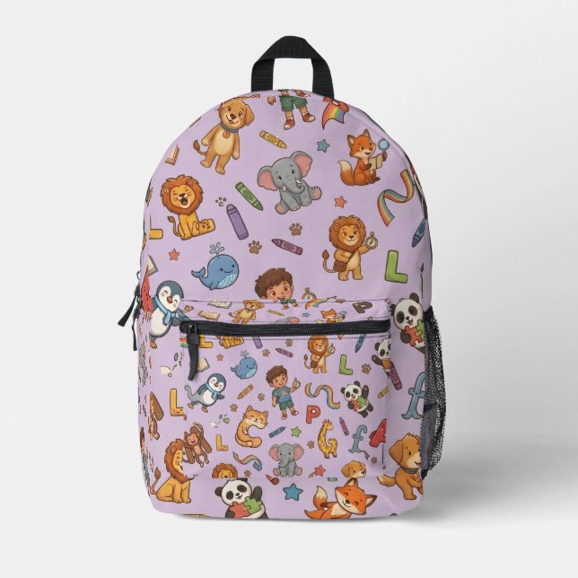 Personalisierter Alphaland Kid Explorer Rucksack R (Vorderseite)