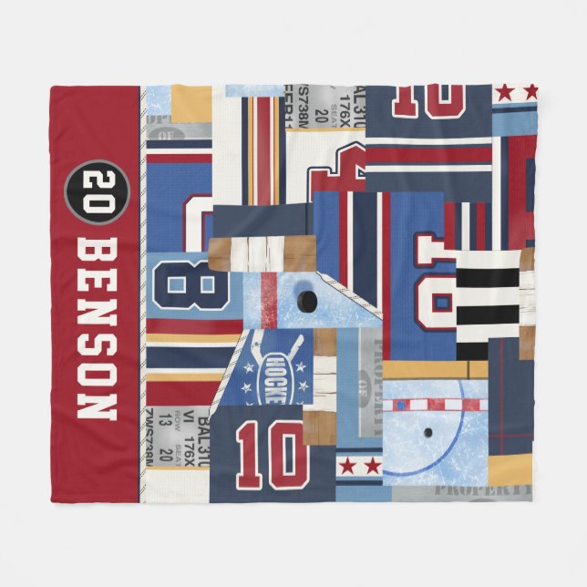 Personalisierter alter fleecedecke (Vorderseite (Horizontal))