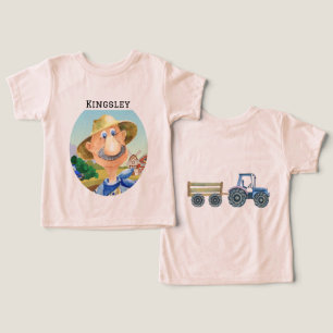 Personalisierter alter MacDonald's Farm Blue Trakt