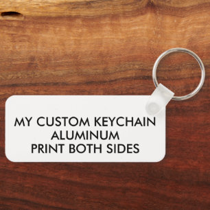 Personalisierter ALUMINIUM-FOTO-SCHLÜSSELANHÄNGER Schlüsselanhänger