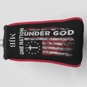 Personalisierter American Flag Putter Golf Headcover