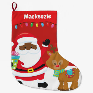 Personalisierter Amerikaner Großer Weihnachtsstrumpf