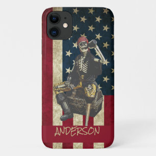 Personalisierter Amerikaner Skeleton Pirate Case-Mate iPhone Hülle