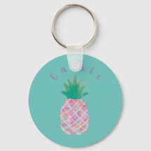 Personalisierter Ananas-Schlüsselanhänger