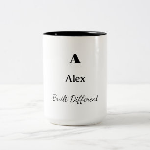 Personalisierter Anders Gebauter Kaffeebecher Anfa Zweifarbige Tasse