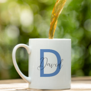 Personalisierter anfänglicher Trendname Cofee-Tass Kaffeetasse