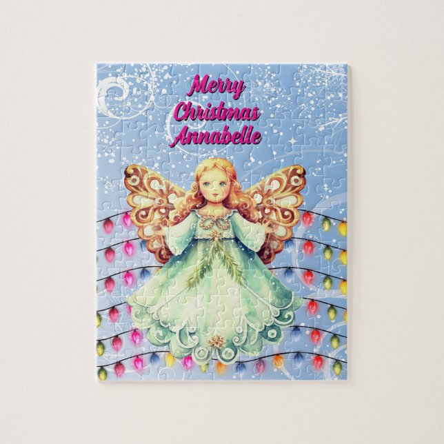 Personalisierter Angel Weihnachten (Vertikal)