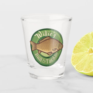 Personalisierter Angelshop für Angler Schnapsglas