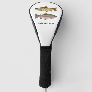 Personalisierter Angler – Forellenangeln-Design Golf Headcover