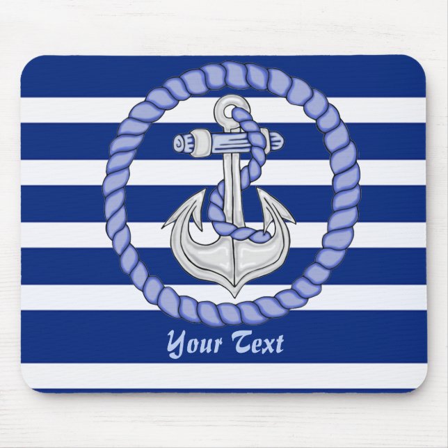 Personalisierter Anker-2-Maus-Pad Mousepad (Vorne)
