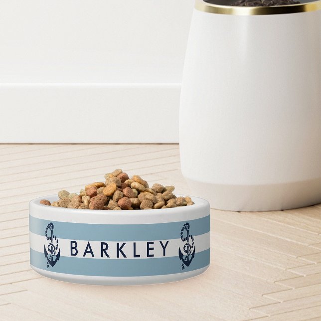 Personalisierter Anker für blaue Streifen Napf (Von Creator hochgeladen)