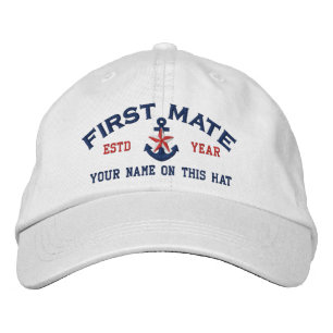 Personalisierter Ankerplatz für Ihr Jahr Bestickte Baseballkappe