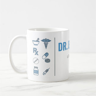 Personalisierter Apotheker-Becher | Moderne Split- Kaffeetasse