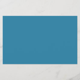 Personalisierter Aquamariner blauer Flyer für jede