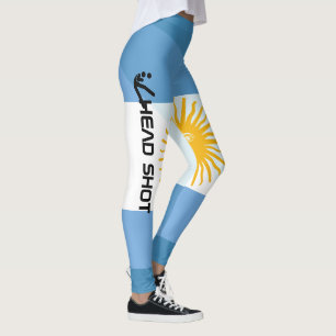 Personalisierter Argentinien-Fußballfan Leggings