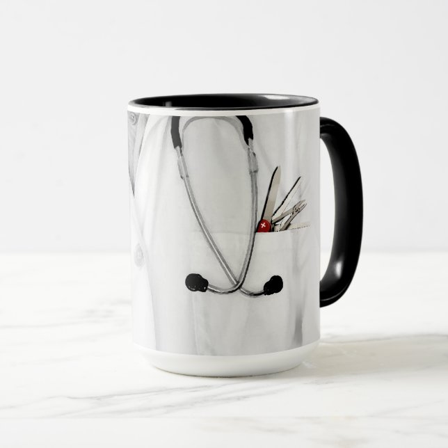 Personalisierter Arzt Tasse (VorderseiteRechts)