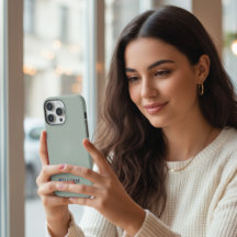 Personalisierter ash Color iPhone Case mit benutze