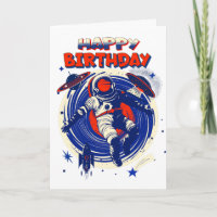 Personalisierter Astronaut zum Geburtstag