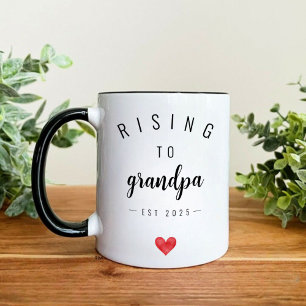 Personalisierter Aufstieg zur Großpa Tasse