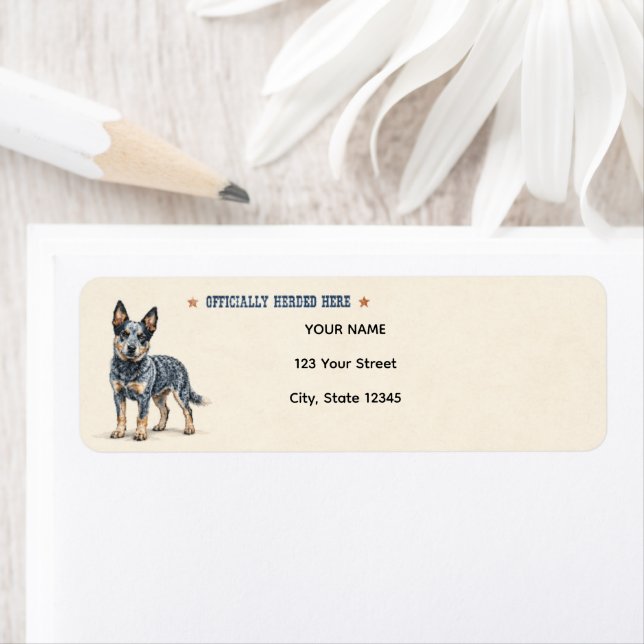 Personalisierter Australian Cattle Dog (Insitu)