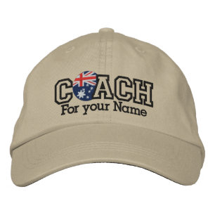 Personalisierter Australtrainer mit Ihrem Namen Bestickte Baseballkappe