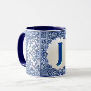 Personalisierter Azulejo Português Becher Tasse
