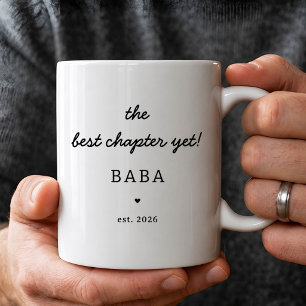 Personalisierter Baba-Becher Bestes Kapitel bisher Kaffeetasse
