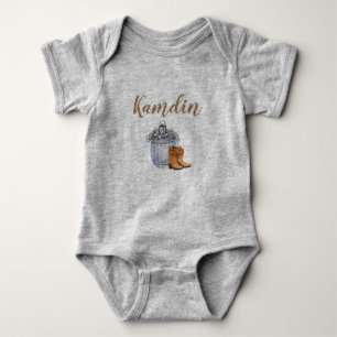 Personalisierter Baby Body Anzug Sommerlandssehen Strampler