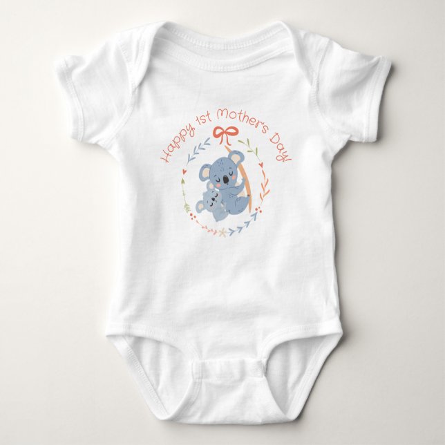 Personalisierter Baby Bodysuit Baby Strampler (Vorderseite)