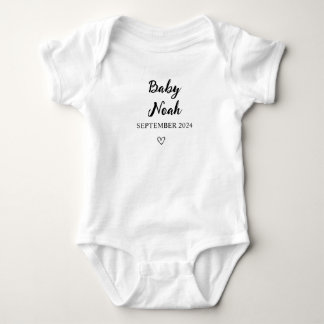 Personalisierter Baby Bodysuit Individuelle Name u Strampler