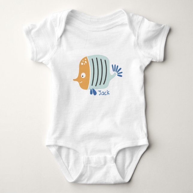 Personalisierter Baby Bodysuit Strampler (Vorderseite)