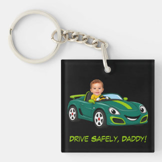 Personalisierter Baby-Foto-Autoschlüsselanhänger f Schlüsselanhänger