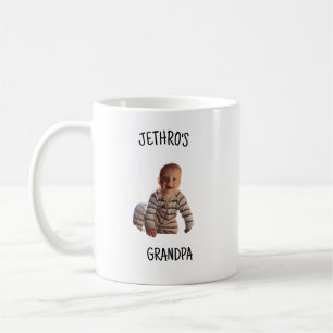 Personalisierter Baby-Fotomug für Opa & Oma Kaffeetasse