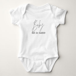 PERSONALISIERTER BABY-Kinderanzug Baby Strampler