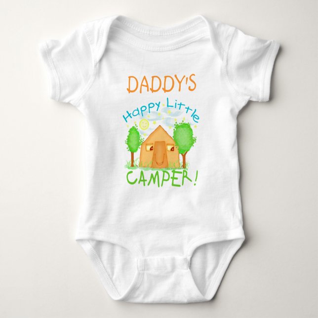 Personalisierter Baby-/KinderCampings-T - Shirt (Vorderseite)