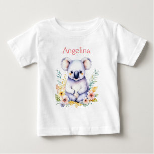 Personalisierter Baby Koala Bär T-shirt