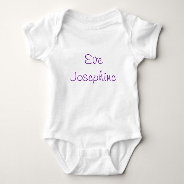 Personalisierter Baby-Spielanzug Baby Strampler (Vorderseite)