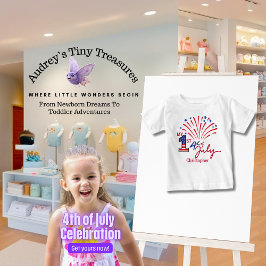 Personalisierter Baby T - Shirt am 1. Juli