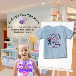 Personalisierter Baby T - Shirt am 1. Juli