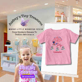 Personalisierter Baby T - Shirt am 1. Juli