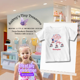 Personalisierter Baby T - Shirt am 1. Juli