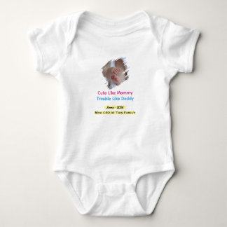 Personalisierter Babyanzug mit individuellem Namen Baby Strampler
